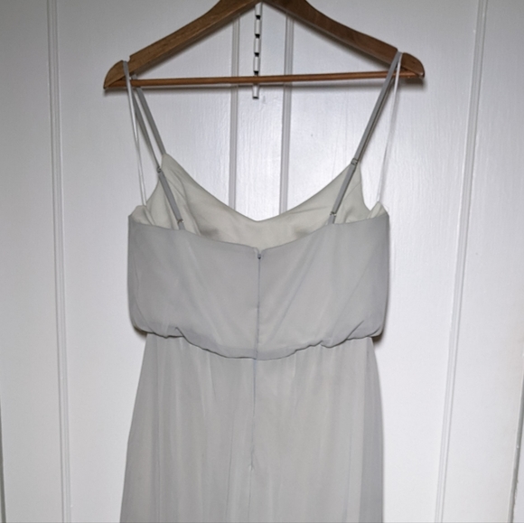 Sky Gray Bridesmaid Dress - Picture 2 of 3